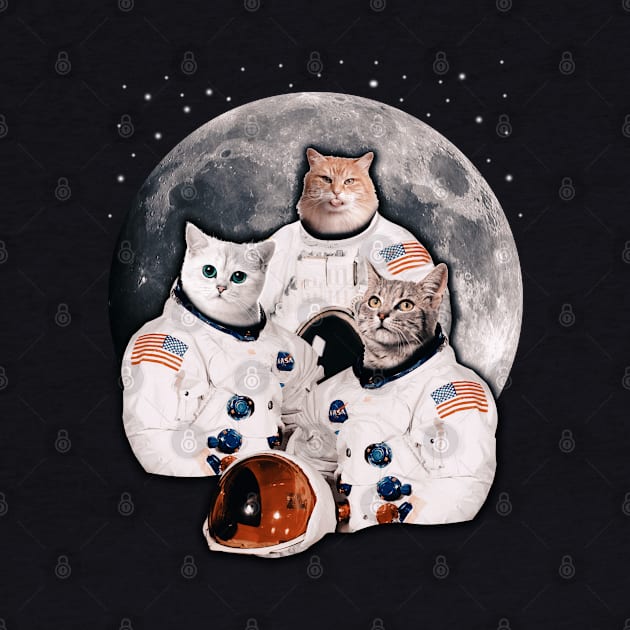 Catstronauts Funny Cat Lover Astronaut Galaxy Men and Women by Blink_Imprints10